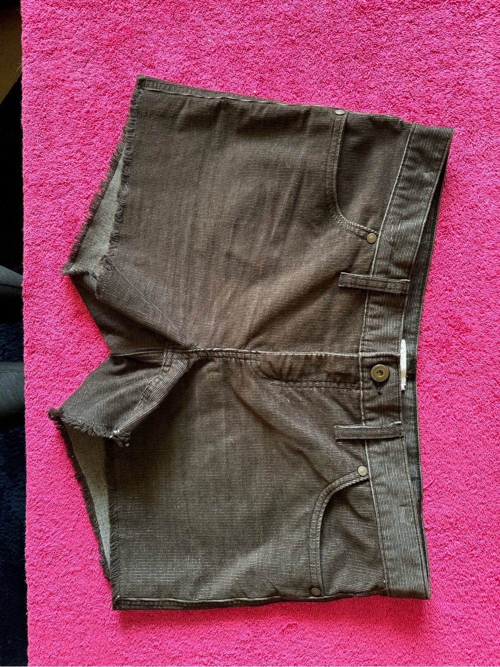 Carve Designs Charcoal Gray Corduroy Shorts